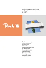 Peach PL120 Instruction Manual preview