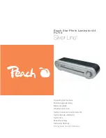 Peach PL713 Silver Line Operating Instructions Manual preview