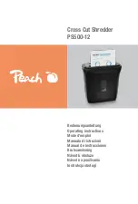 Peach PS500-12 Operating Instructions Manual preview