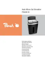 Peach PS600-10 Operating Instructions Manual preview