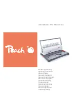 Peach Starbinder Pro PB200-30 Operating Instructions Manual preview