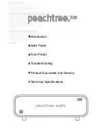 Предварительный просмотр 5 страницы Peachtree Audio 220 Manual