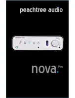 Peachtree Audio Nova Pre Manual предпросмотр