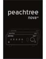 Предварительный просмотр 1 страницы Peachtree Audio nova se User Manual