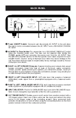 Предварительный просмотр 6 страницы Peachtree amp500 Manual