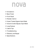 Предварительный просмотр 5 страницы Peachtree NOVA User Manual