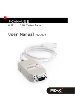 Peak Beam Systems PCAN-USB User Manual предпросмотр