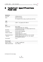 Предварительный просмотр 26 страницы Peak Beam Systems PCAN-USB User Manual