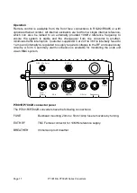 Предварительный просмотр 11 страницы PEAK COMMUNICATIONS P7001R Installation And Operating Handbook