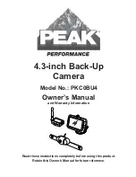 Peak Performance PKC0BU4 Owner'S Manual And Warranty Information preview