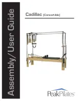 Preview for 1 page of Peak Pilates Cadillac Assembly & User'S Manual