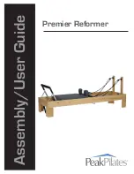 Peak Pilates Premier Reformer Assembly & User'S Manual предпросмотр