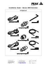 Предварительный просмотр 1 страницы Peak Scientific Genius 3040 Installation Manual