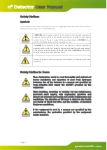 Preview for 6 page of Peak Scientific Hydrogen Detector User Manual