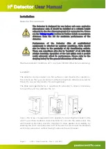 Preview for 12 page of Peak Scientific Hydrogen Detector User Manual