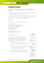 Preview for 14 page of Peak Scientific Precision 500 User Manual