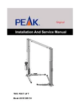 Peak 209C Installation And Service Manual preview