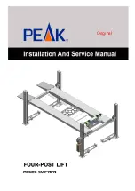 Peak 409-HPN Installation And Service Manual preview