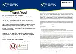 Preview for 2 page of Peak 8170-FX User Manual