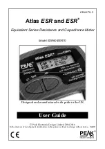 Preview for 1 page of Peak Atlas ESR Series User Manual