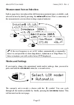 Preview for 12 page of Peak Atlas LCR45 User Manual