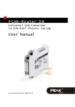 Preview for 1 page of Peak Industry User Manual