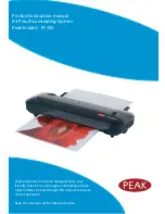 Peak Instant PI-320 Product Instruction Manual preview