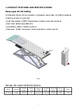 Предварительный просмотр 3 страницы Peak MC-600H Installation And Service Manual