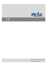 Предварительный просмотр 22 страницы Peak MC-600H Installation And Service Manual