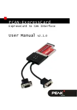 Peak PCAN-ExpressCard User Manual preview