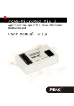 Предварительный просмотр 1 страницы Peak PCAN-MicroMod Mix 3 User Manual