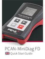 Peak PCAN-MiniDiag FD Quick Start Manual preview