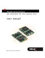 Preview for 1 page of Peak PCAN-miniPCIe User Manual