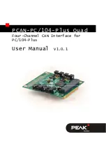 Peak PCAN-PC/104-Plus User Manual предпросмотр