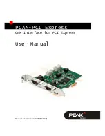 Peak PCAN-PCI Express User Manual preview