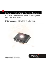 Peak PCAN-USB Hub Firmware Update Manual preview