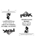 Peak PKC01CB Owner'S Manual preview