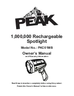 Preview for 1 page of Peak PKC01MB Owner'S Manual