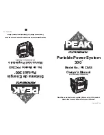 Peak PKC0AS Owner'S Manual preview