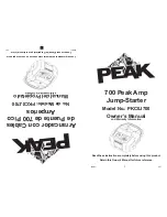 Peak PKC0J700 Owner'S Manual preview