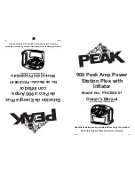 Preview for 1 page of Peak PKC0S9-01 Owner'S Manual