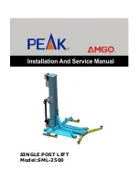 Peak SML-2500 Installation And Service Manual preview