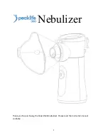 Предварительный просмотр 1 страницы peaklife 360 NB1 Instruction Manual