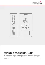 PEAKnx wantec Monolith C IP Getting Started preview