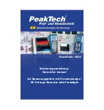 Preview for 1 page of PeakTech 1030 Operation Manual