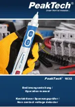 Preview for 1 page of PeakTech 1032 Operation Manual