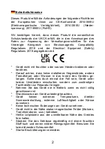 Preview for 2 page of PeakTech 1320 Operation Manual