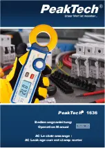 Preview for 1 page of PeakTech 1636 Operation Manual