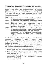 Preview for 2 page of PeakTech 1650 Operation Manual