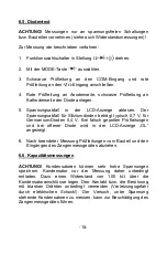 Preview for 16 page of PeakTech 1650 Operation Manual